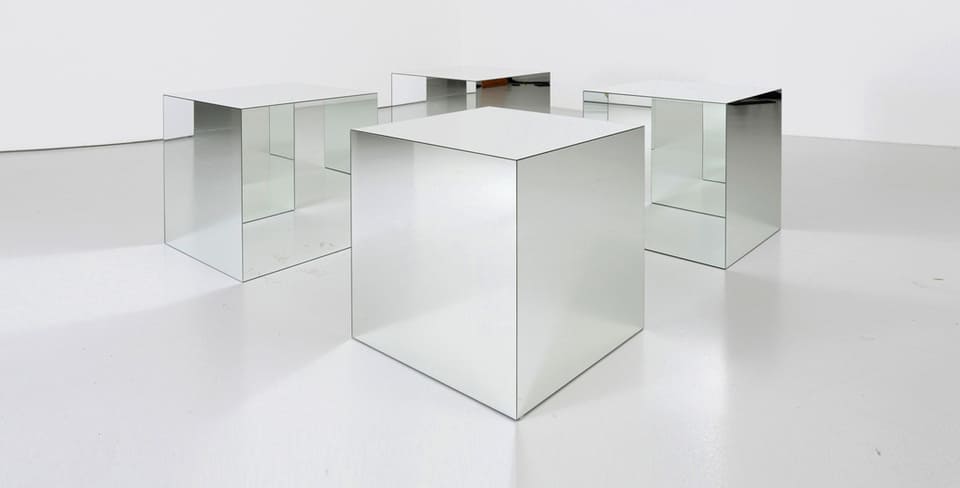 Minimalism: Robert Morris, Untitled (Mirrored Cubes)